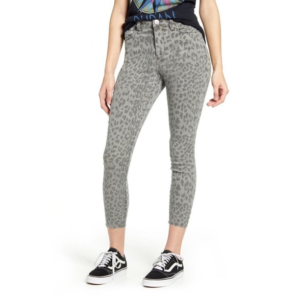 sts blue Leopard Ellie Crop Skinny High Rise Jeans - Picture 1 of 7